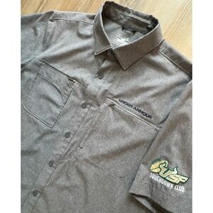 Under Armour‎ Vented Fishing Shirt USF South Florida Bulls Touchdown Mens Large